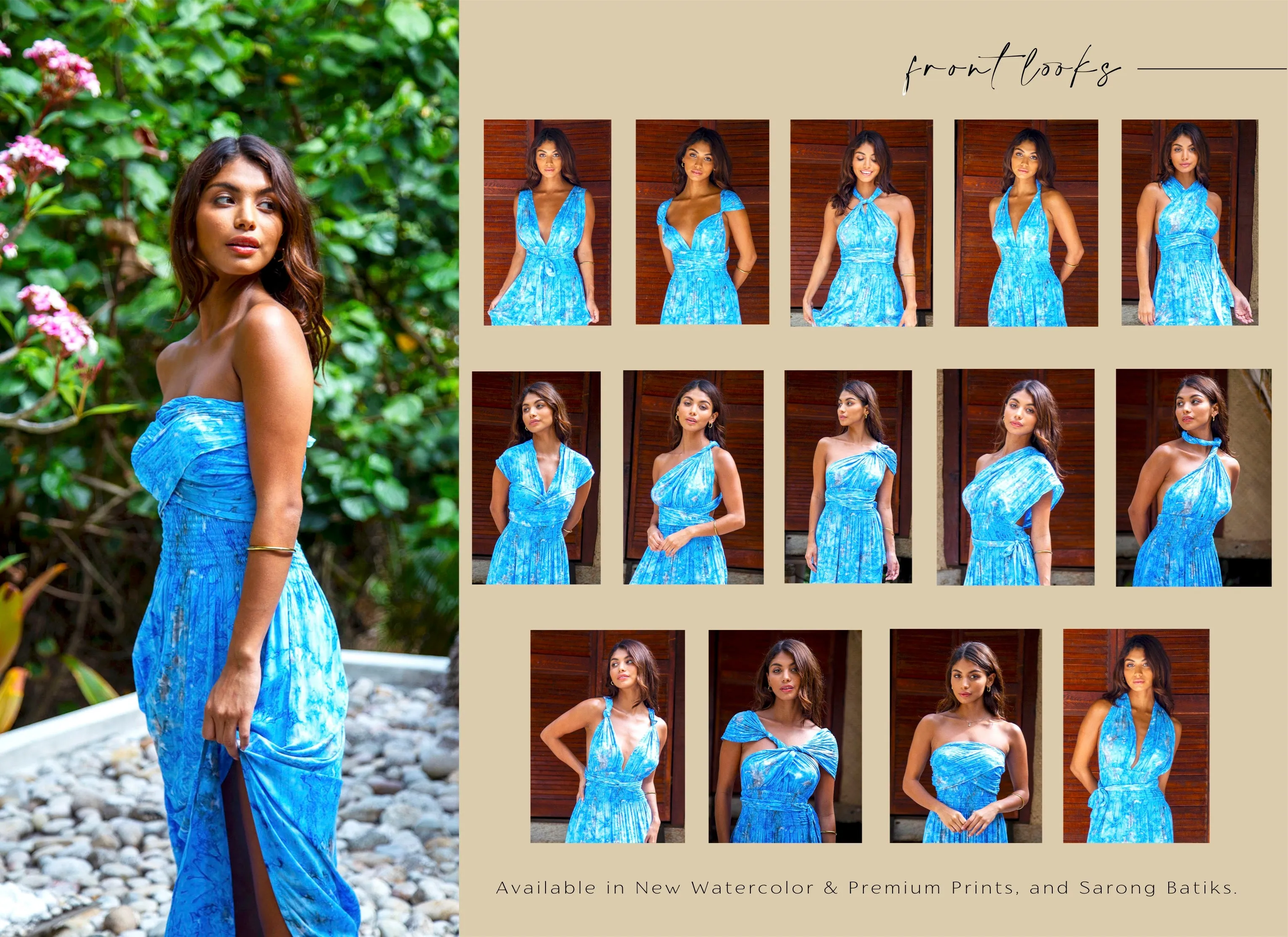 Tammy Infinity Dress in Premium Sophia Loren Turquoise