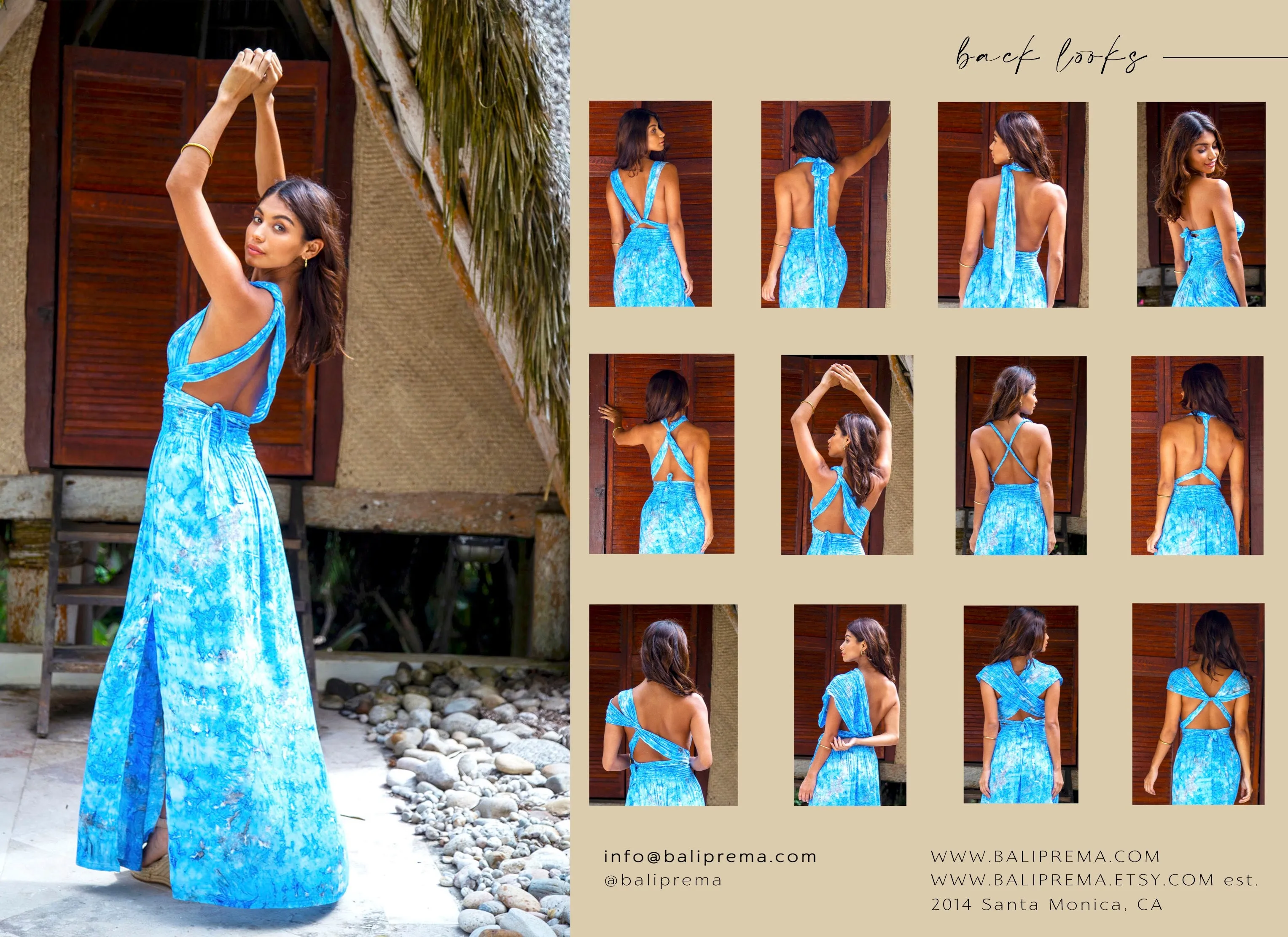 Tammy Infinity Dress in Premium Sophia Loren Turquoise