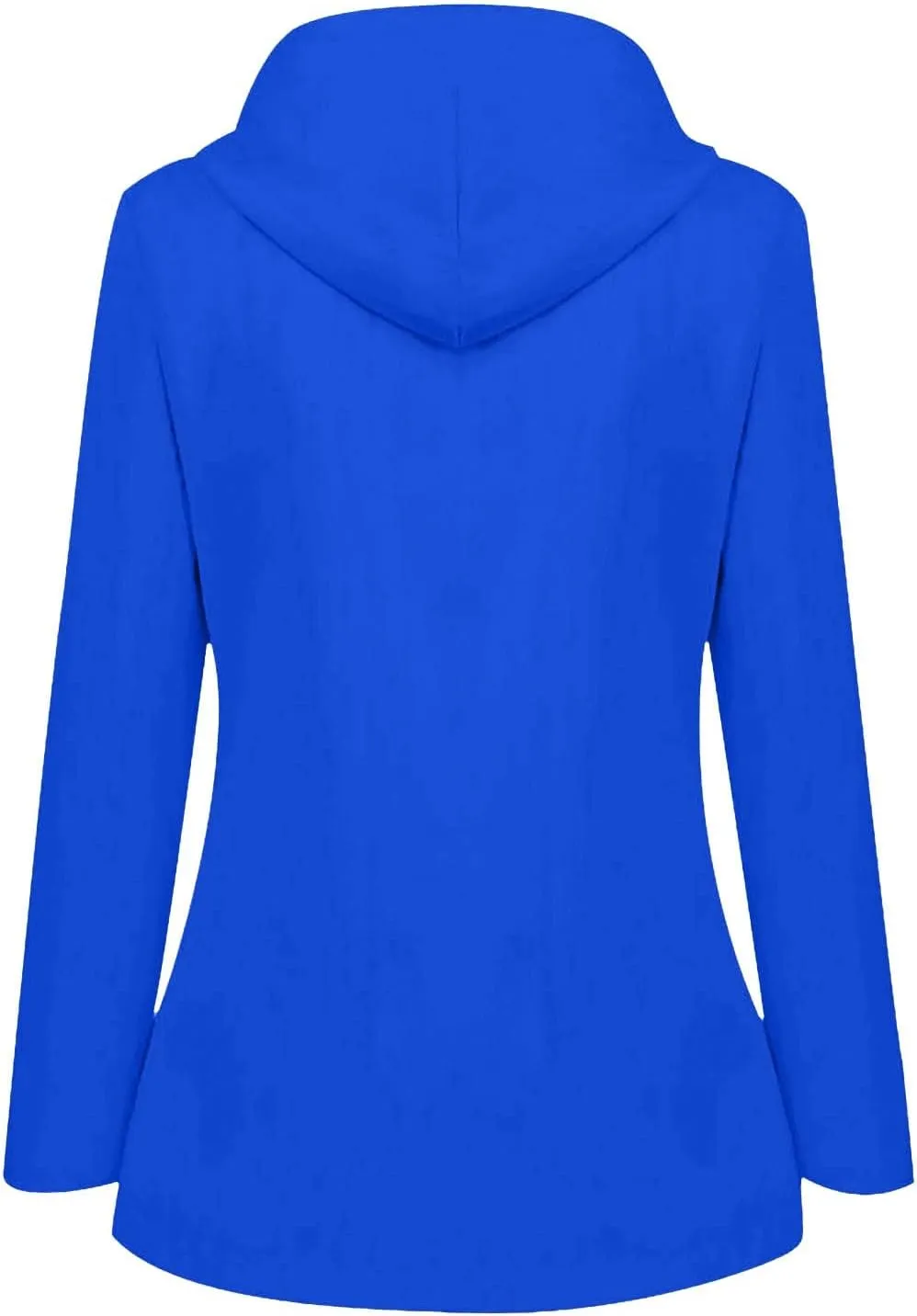 Travel Raincoats for Women Waterproof Lightweight Trench Coat Lined Windbreaker Rain Jackets with Hood