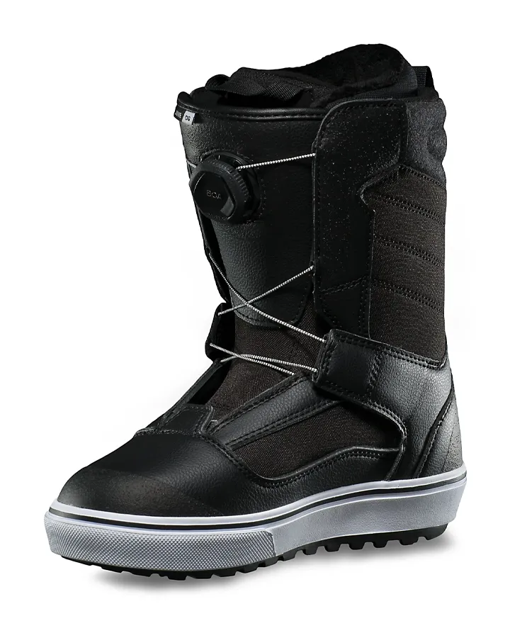 Vans Juvie OG Kids Snowboard Boots - Black/White - 2023