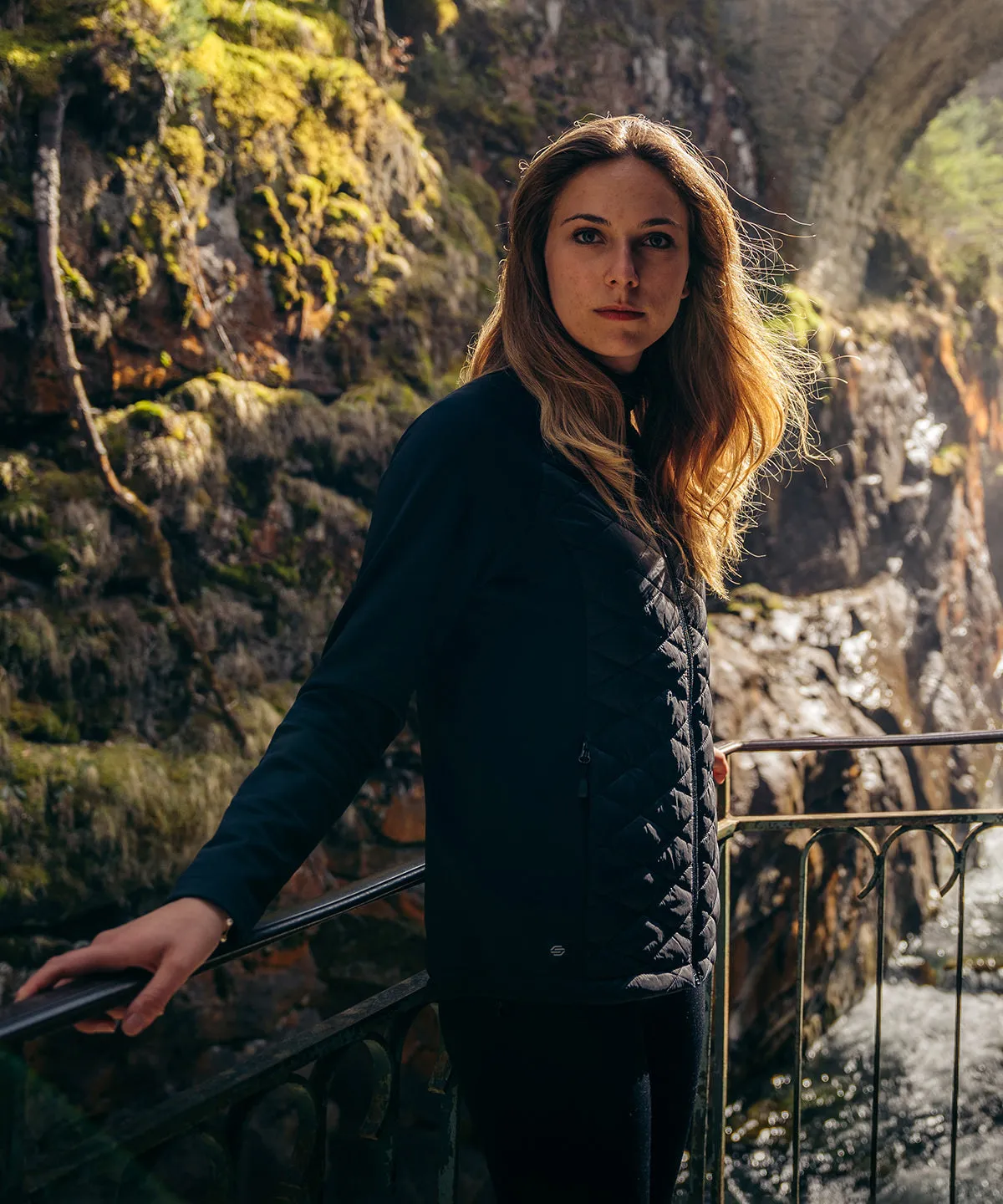 Womens Boulder thermal shell | Black