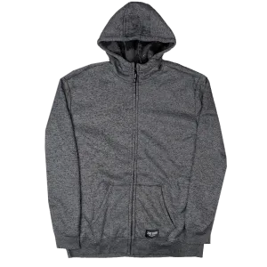 ZOO YORK SHERPA ZIP JACKET BLACK MARLED - ZY30H72BM